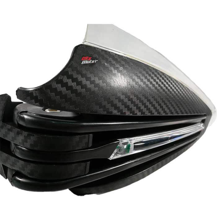 cubre puños led carbono