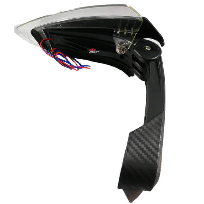 cubre puños led carbono