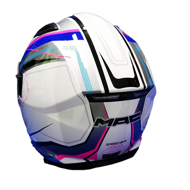 Casco MAC Speed 2.0 Blanco/Rosa - Imagen 2
