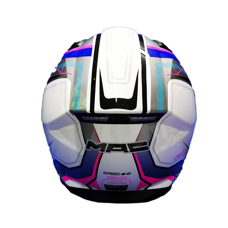 Casco MAC Speed 2.0 Blanco/Rosa - Imagen 3