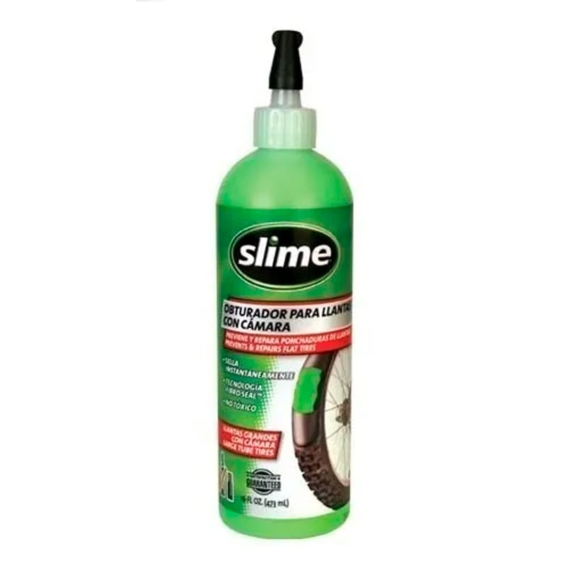 Slime Sellador Para Camaras 8 Oz y 16 Oz