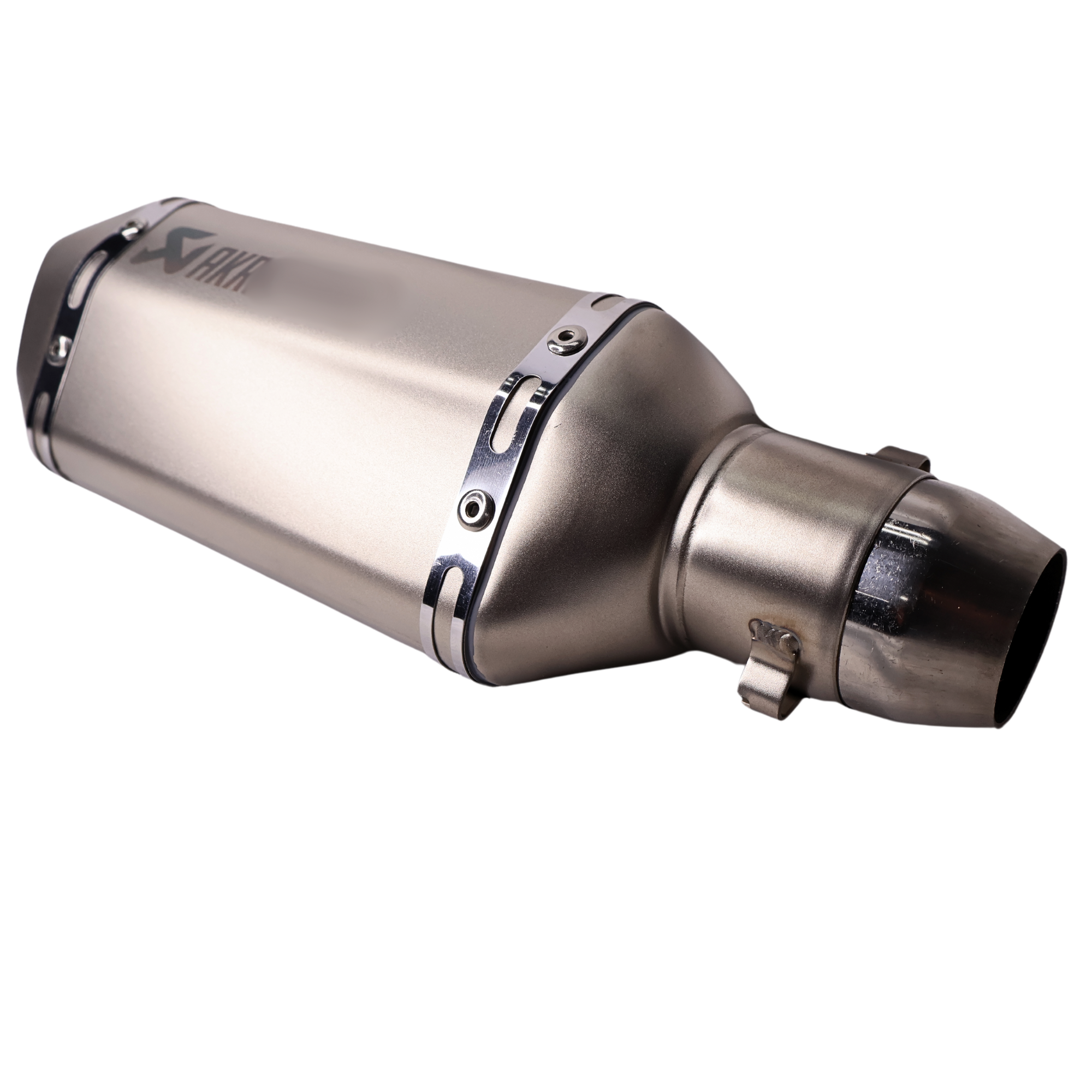 Escape Akrapovic 30cm Plata + Curva KTM Duke - 250 - 390 - Imagen 4