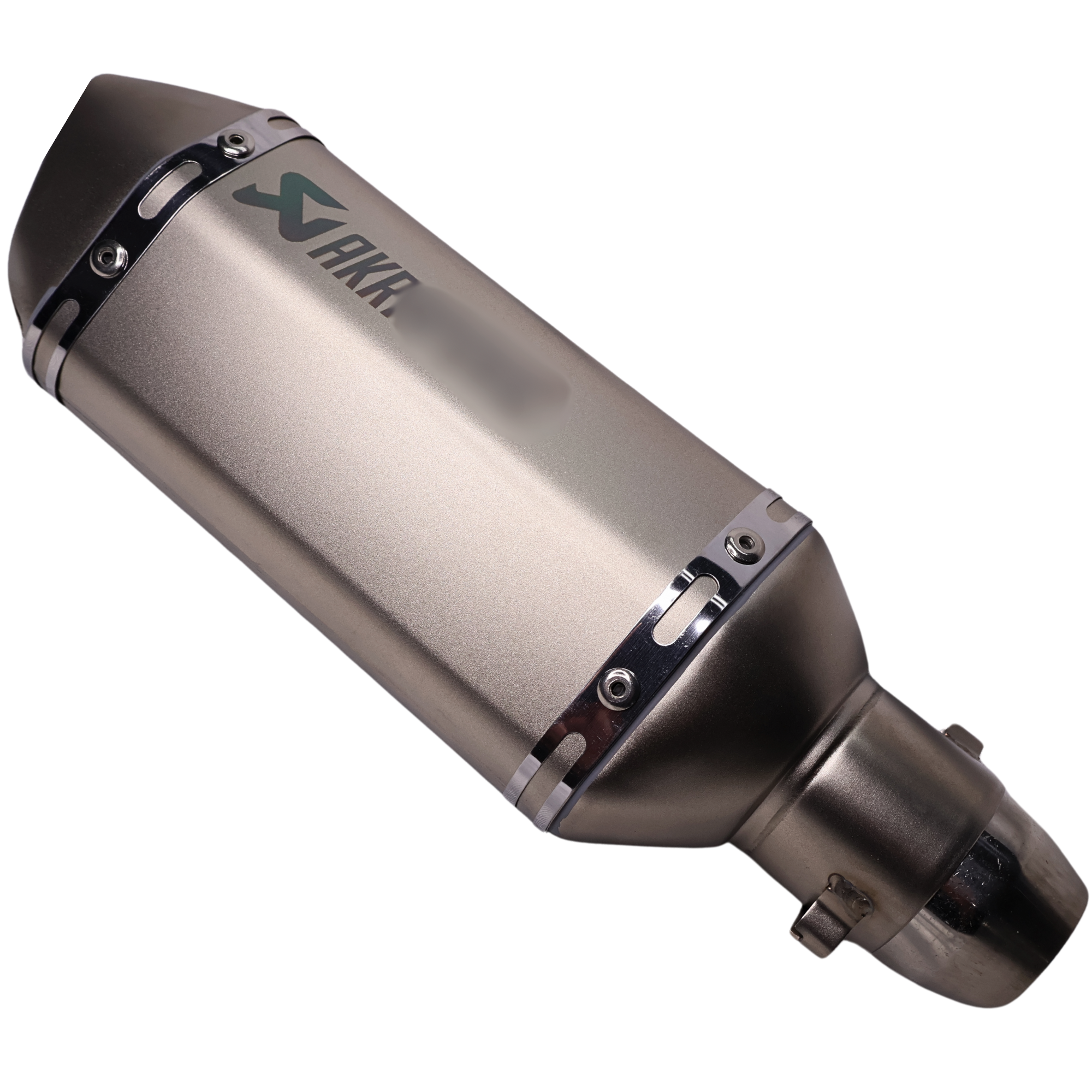Escape Akrapovic 30cm Plata + Curva KTM Duke - 250 - 390 - Imagen 2