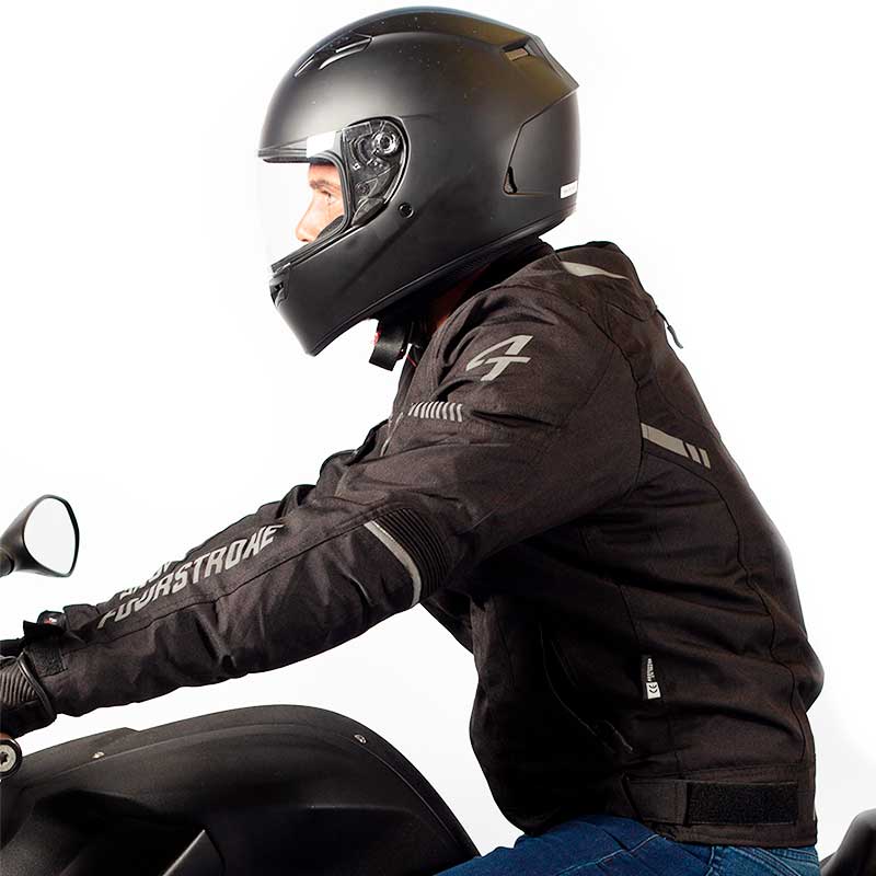 Campera 4 Stroke - Warrior WP - Negra - Imagen 4
