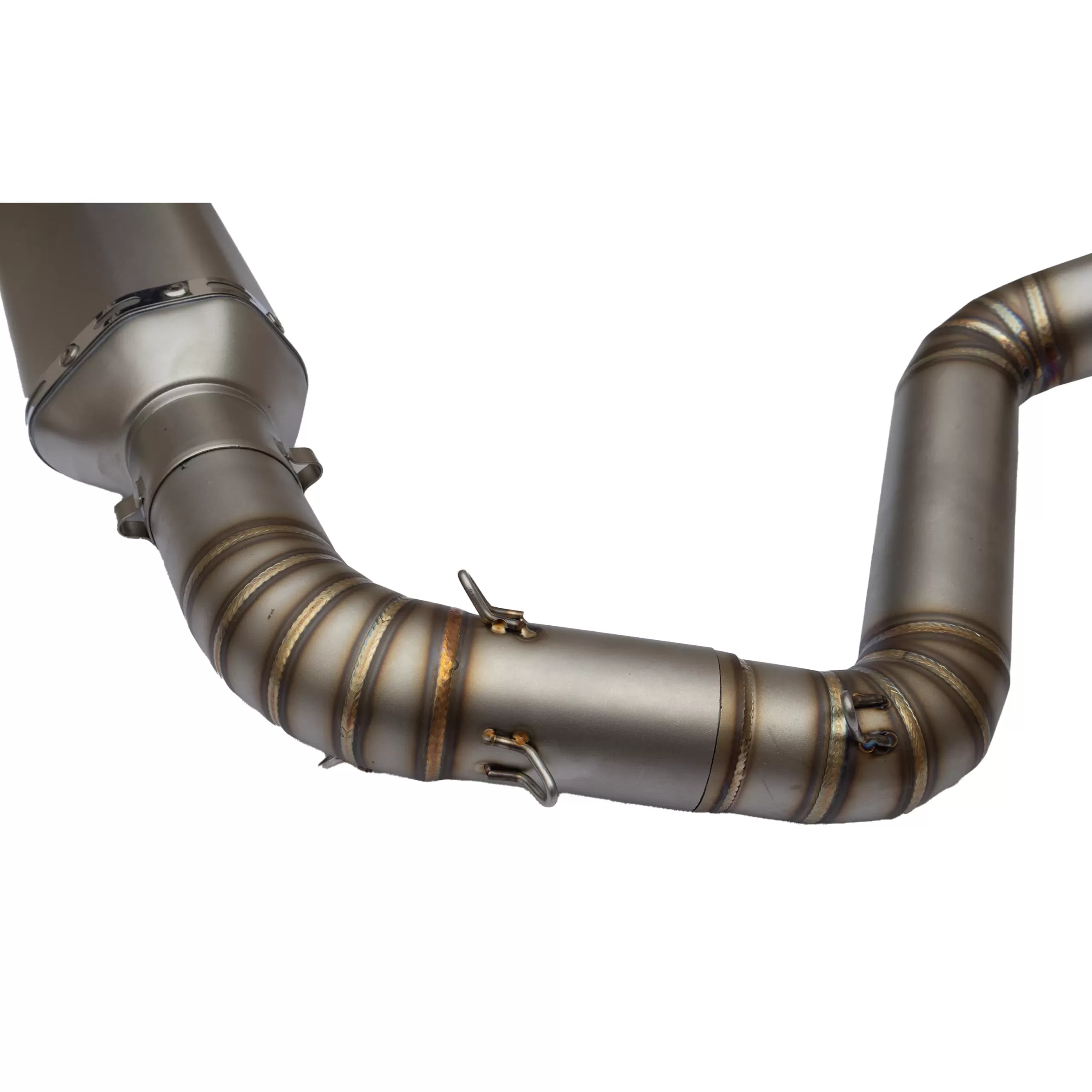 Escape Akrapovic 37cm Gris + Curva KTM Duke 200