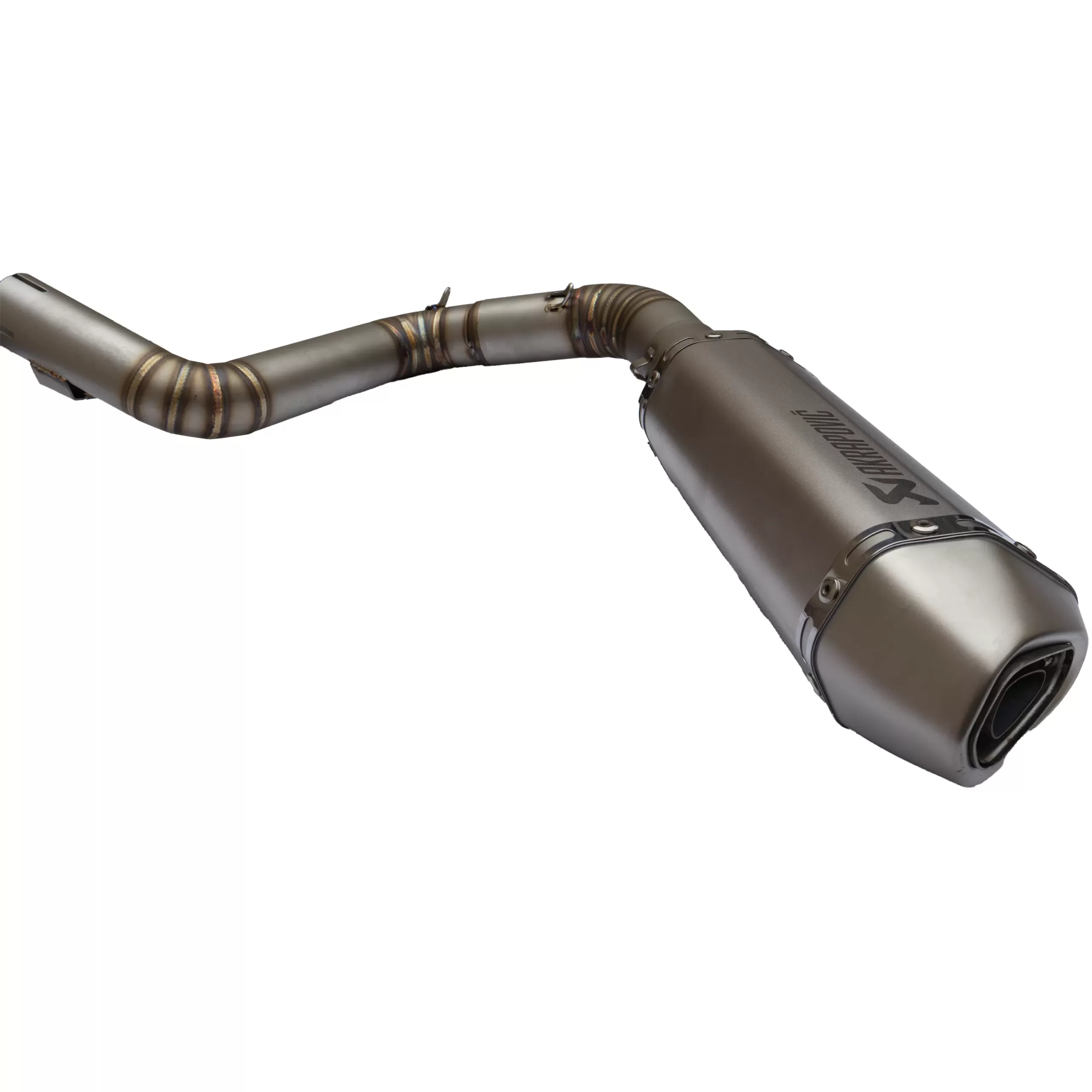 Escape Akrapovic 37cm Gris + Curva KTM Duke 200