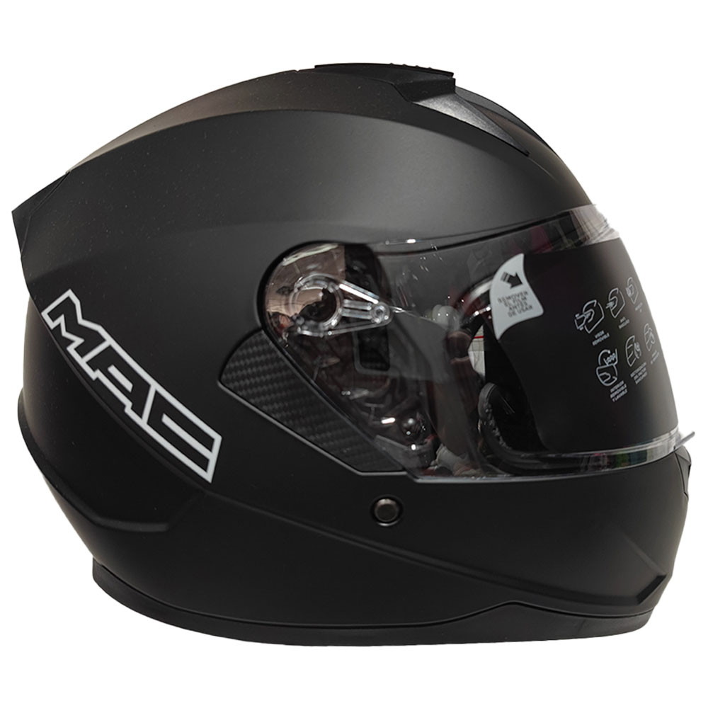 Casco Mac Bass - Negro Mate