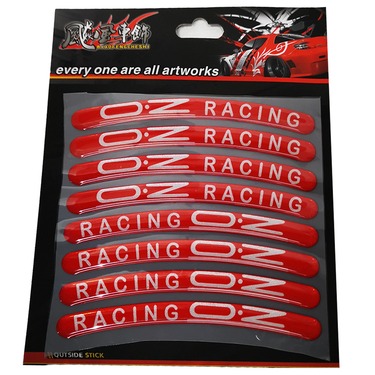 Calco Para Llanta De Moto - Racing