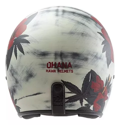 Casco Abierto Hawk 721 Ohana Rojo - Imagen 5
