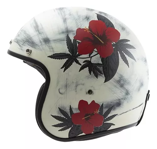 Casco Abierto Hawk 721 Ohana Rojo - Imagen 6