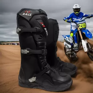 Botas para MX Motocross Enduro JyV Race Negras