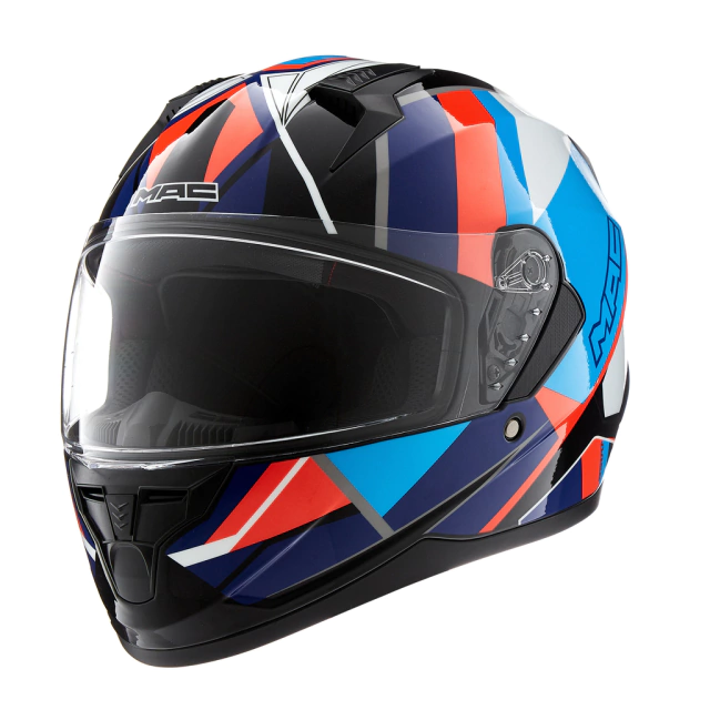 Casco Mac Bass - Nirvana - Naranja azul violeta - Imagen 3
