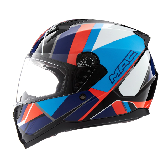 Casco Mac Bass - Nirvana - Naranja azul violeta - Imagen 2