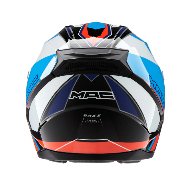 Casco Mac Bass - Nirvana - Naranja azul violeta - Imagen 5