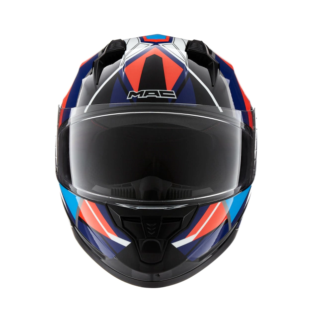 Casco Mac Bass - Nirvana - Naranja azul violeta - Imagen 4