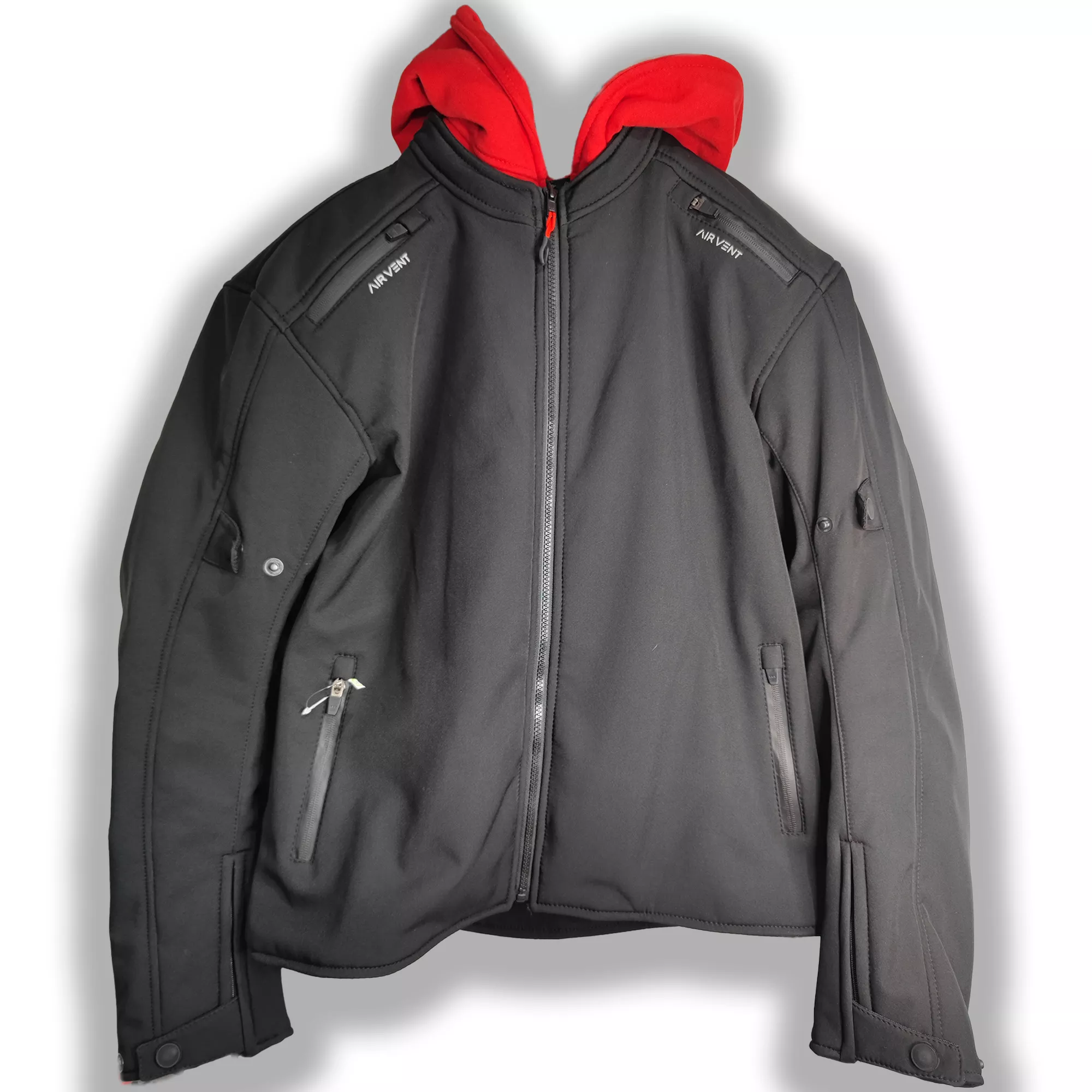 Campera JyV Race Corvo Negra y Roja - Imagen 5