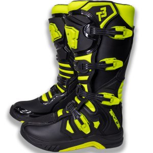 Botas para motocross enduro TR T3 Amarillo/Negro