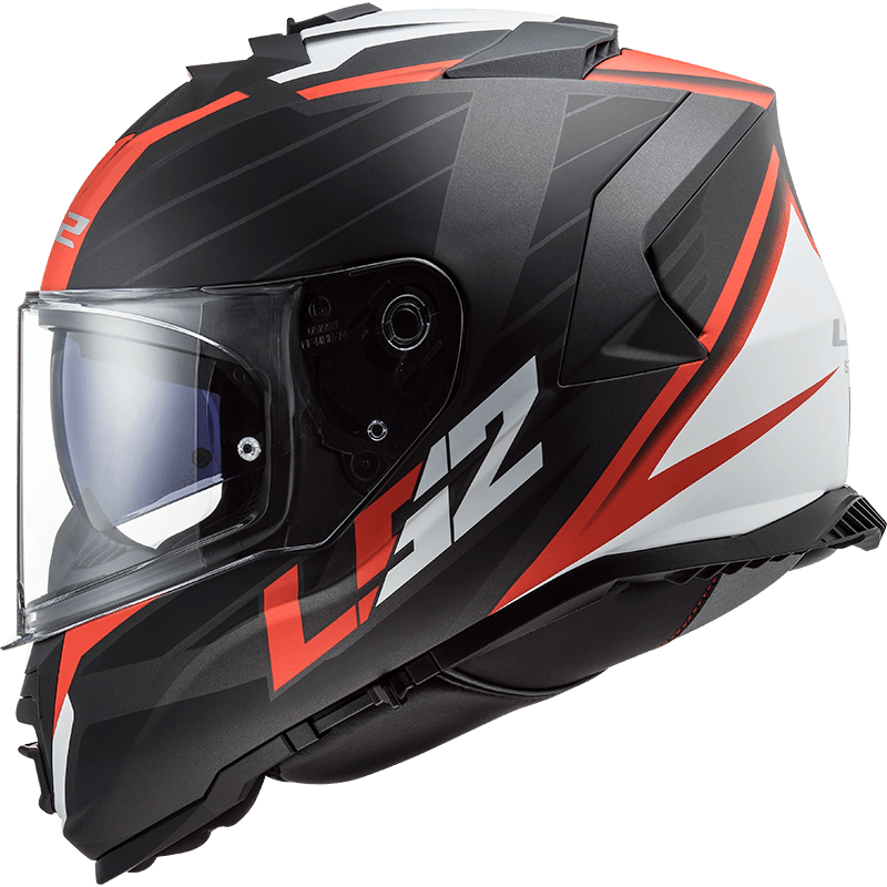 Casco LS2 800 Storm Nerve Negro/Rojo Mate