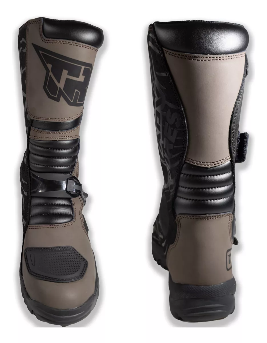 Botas Motocross / Enduro Tiger Racing ADV Marron - Imagen 4