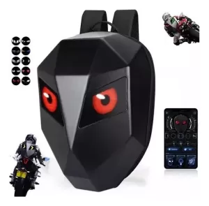 Mochila moto Led ojos programable inteligente