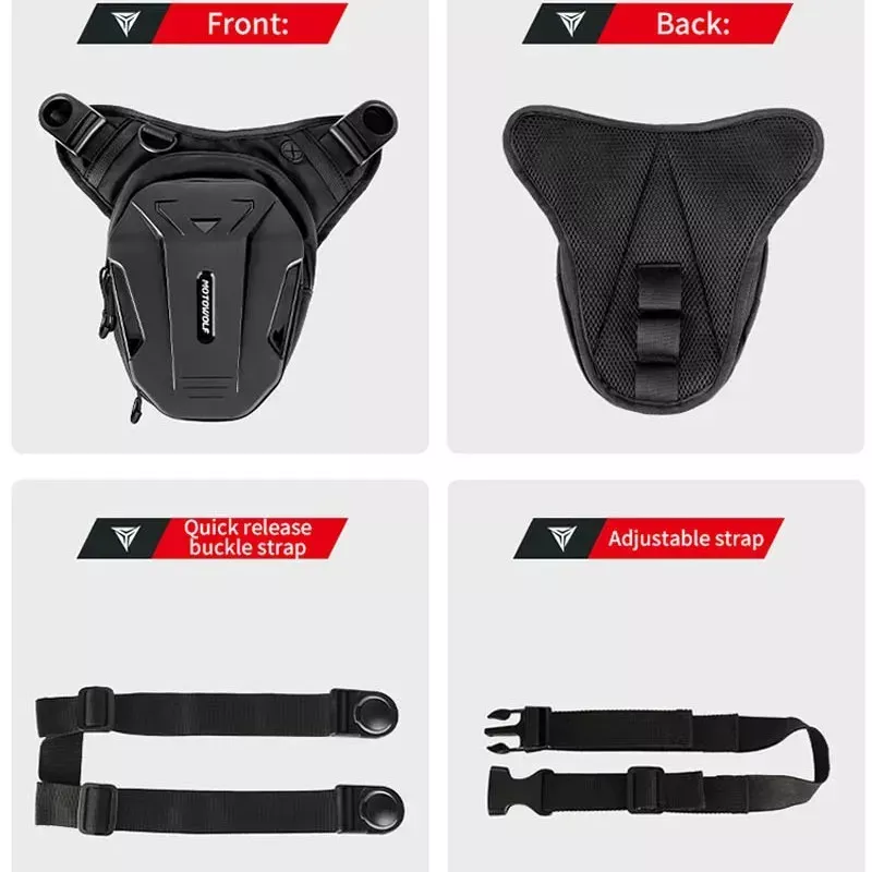 Bolso Muslero - Riñonera- Motowolf Semirigido - Imagen 8