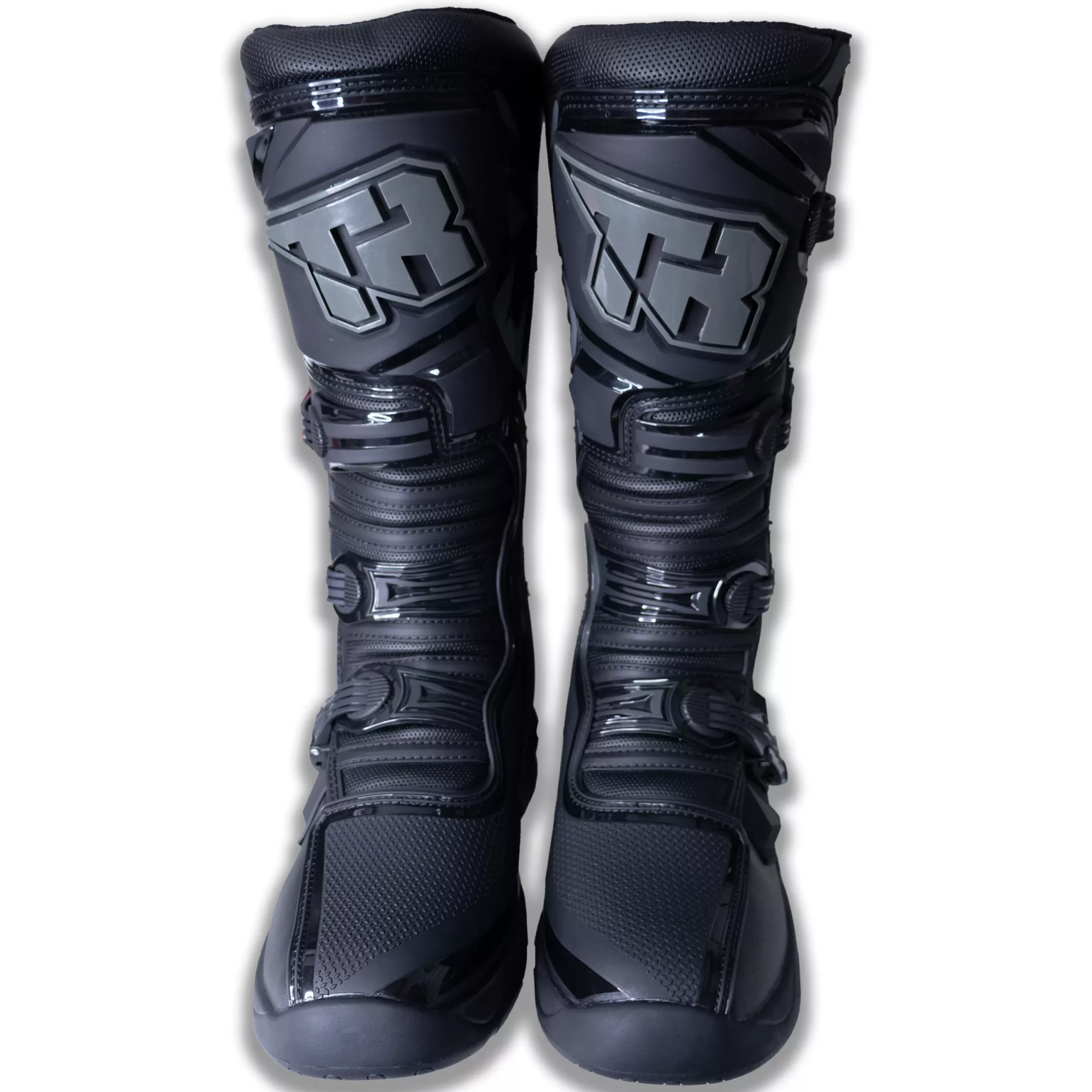 Botas Motocross Enduro Tiger Racing T3 Negro/Gris - Imagen 4