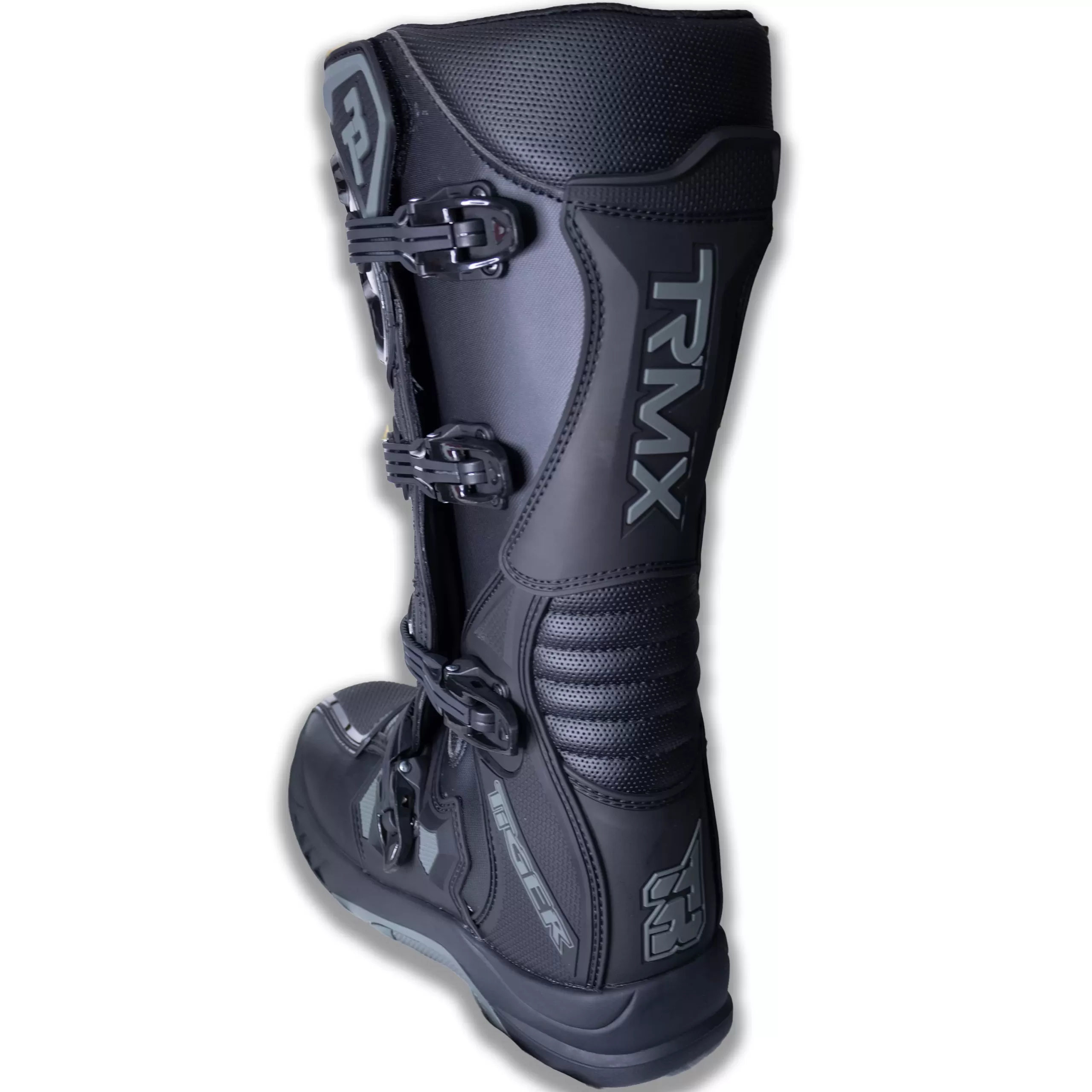 Botas Motocross Enduro Tiger Racing T3 Negro/Gris - Imagen 3