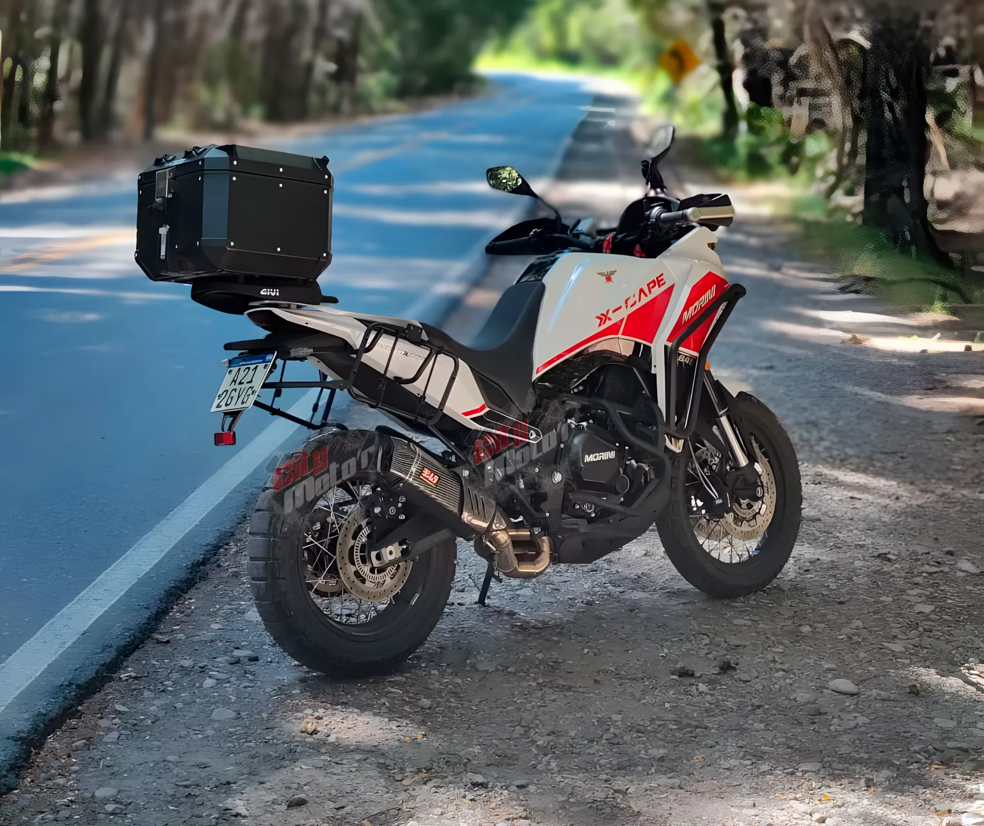 Escape Akrapovic - Doble Salida - 47 CM - Plata P.C - Imagen 4