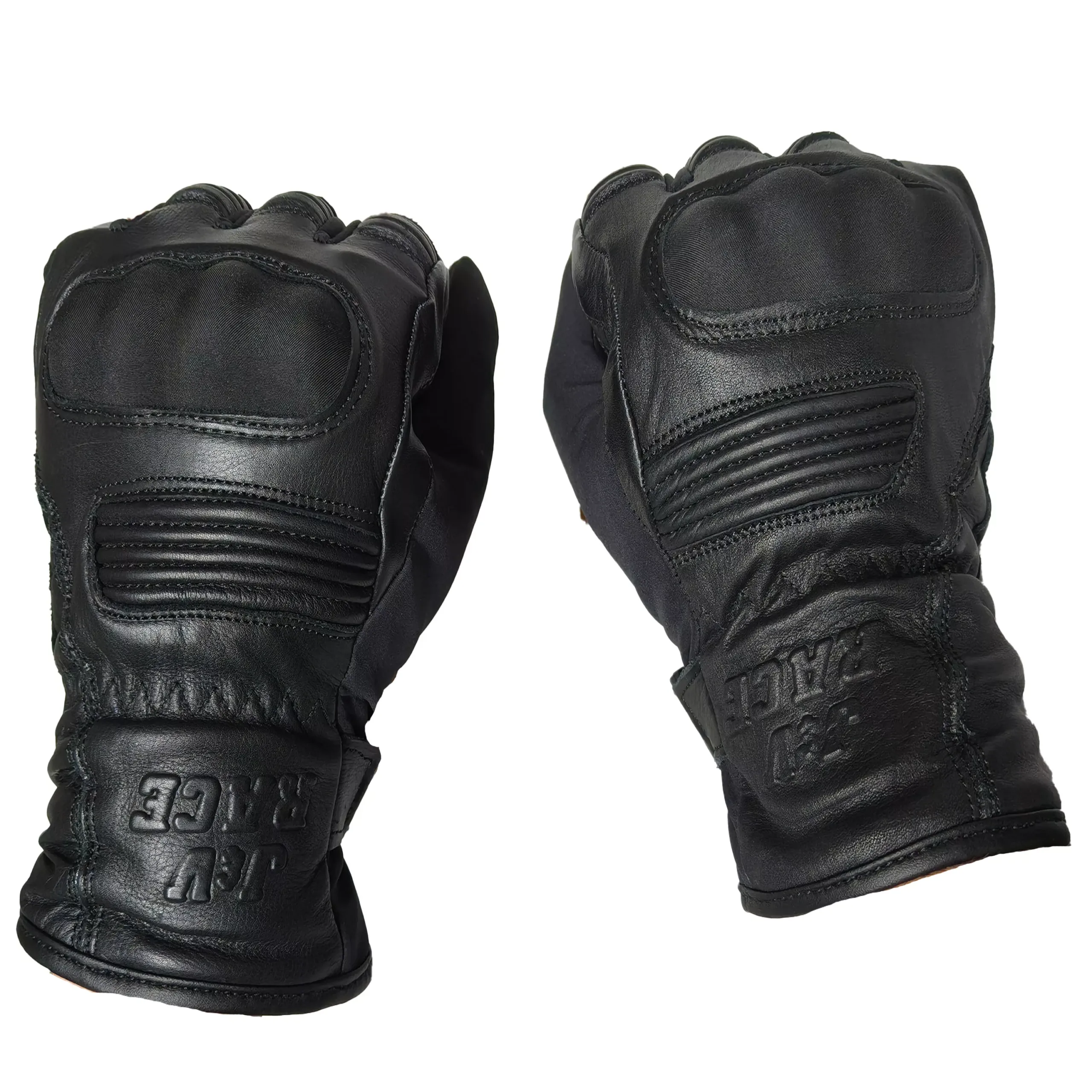 Guante de Invierno Drako - Cuero Negro - Imagen 2