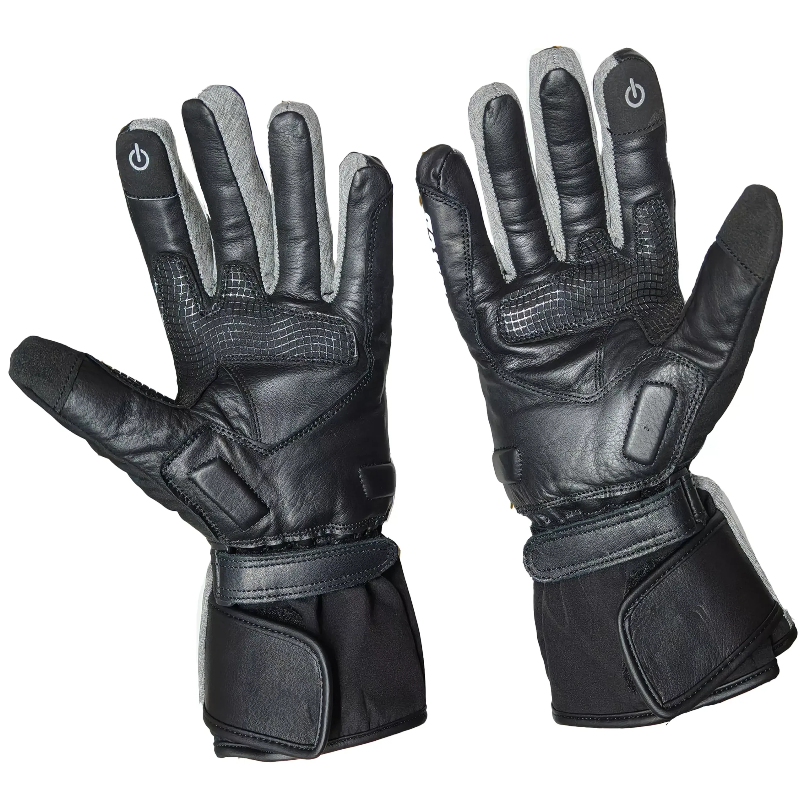 Guantes de Invierno JyV Race Frost - Negro/Gris - Imagen 2