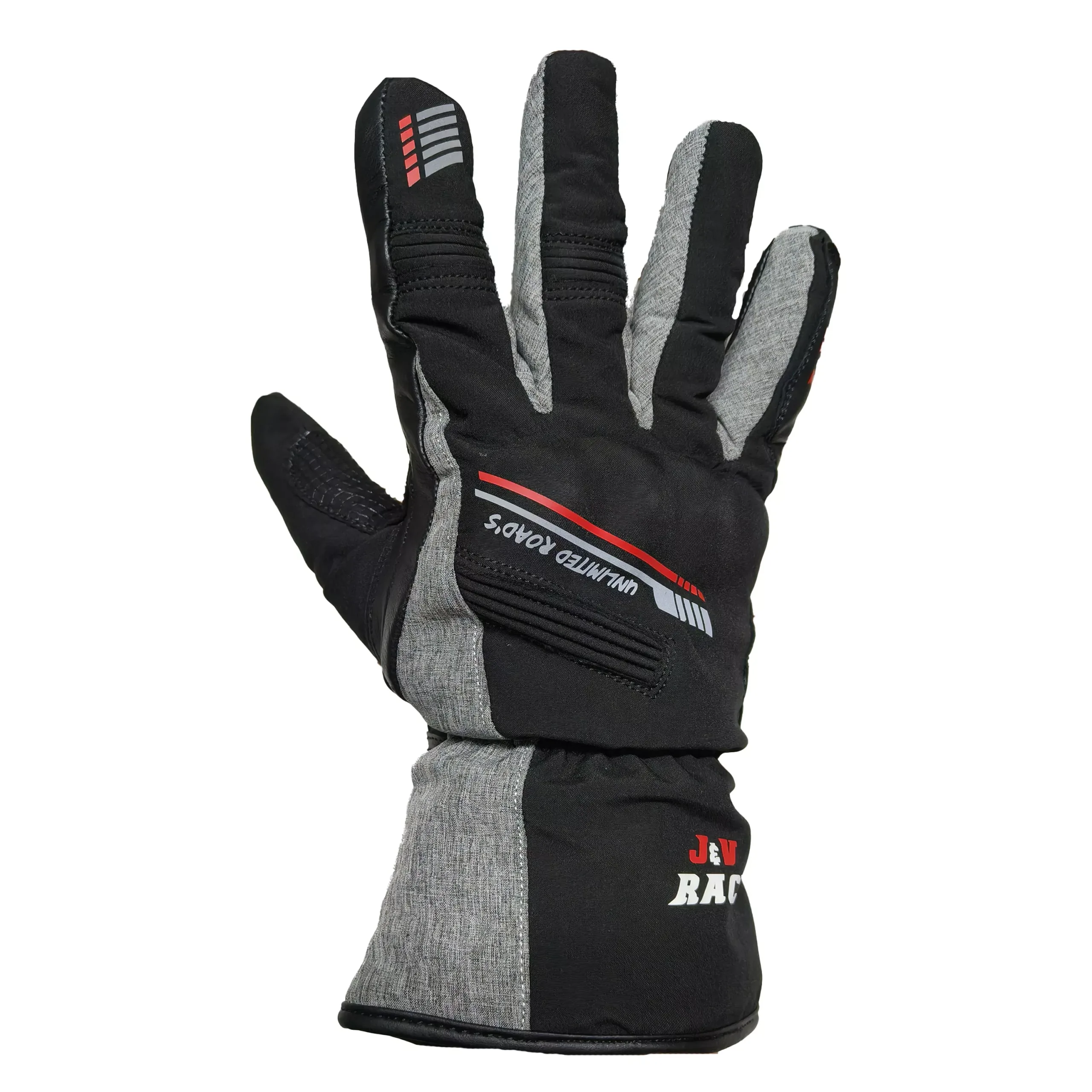 Guantes de Invierno JyV Race Frost - Negro/Gris - Imagen 4