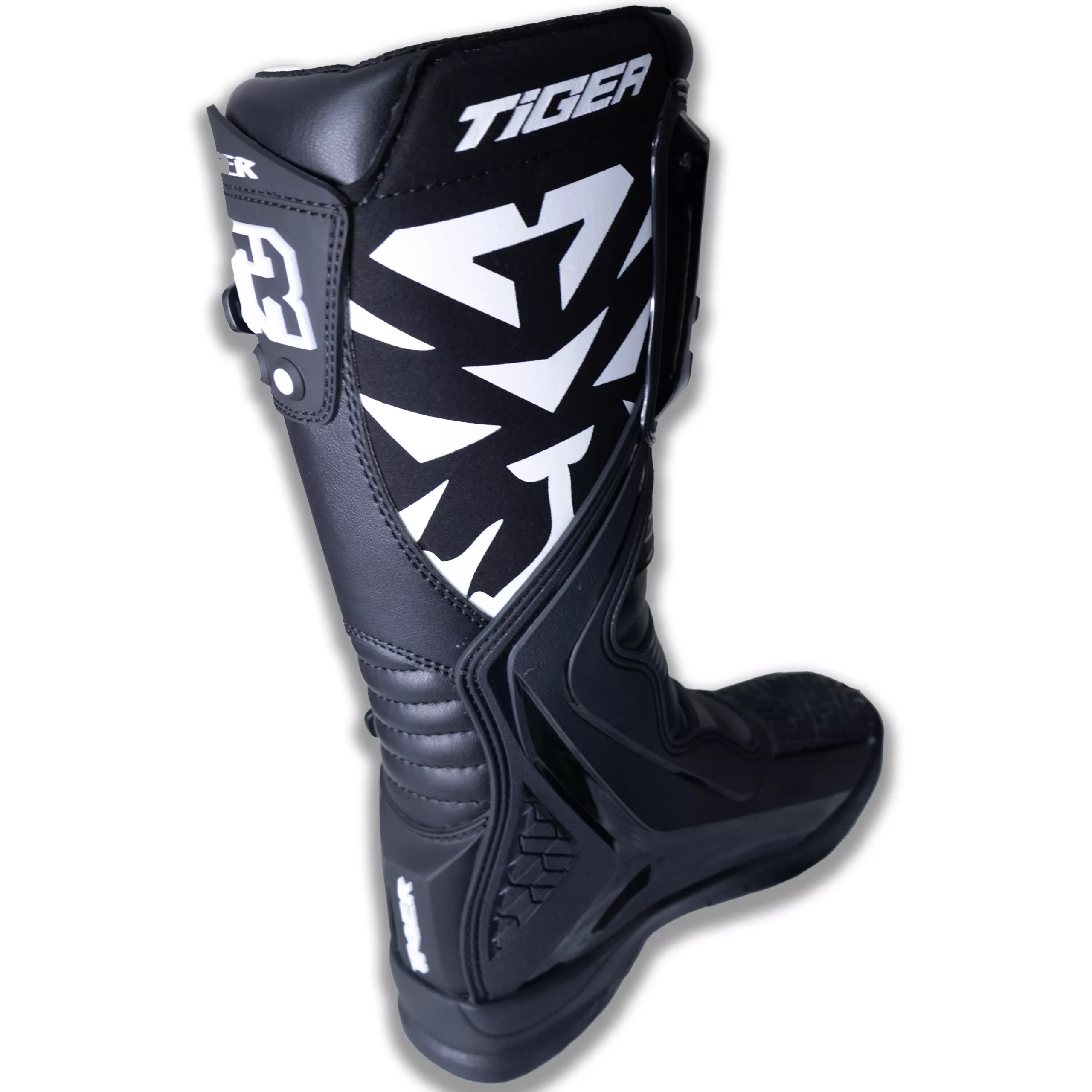 Botas Motocross Enduro Tiger Racing T2 - Negro - Imagen 2
