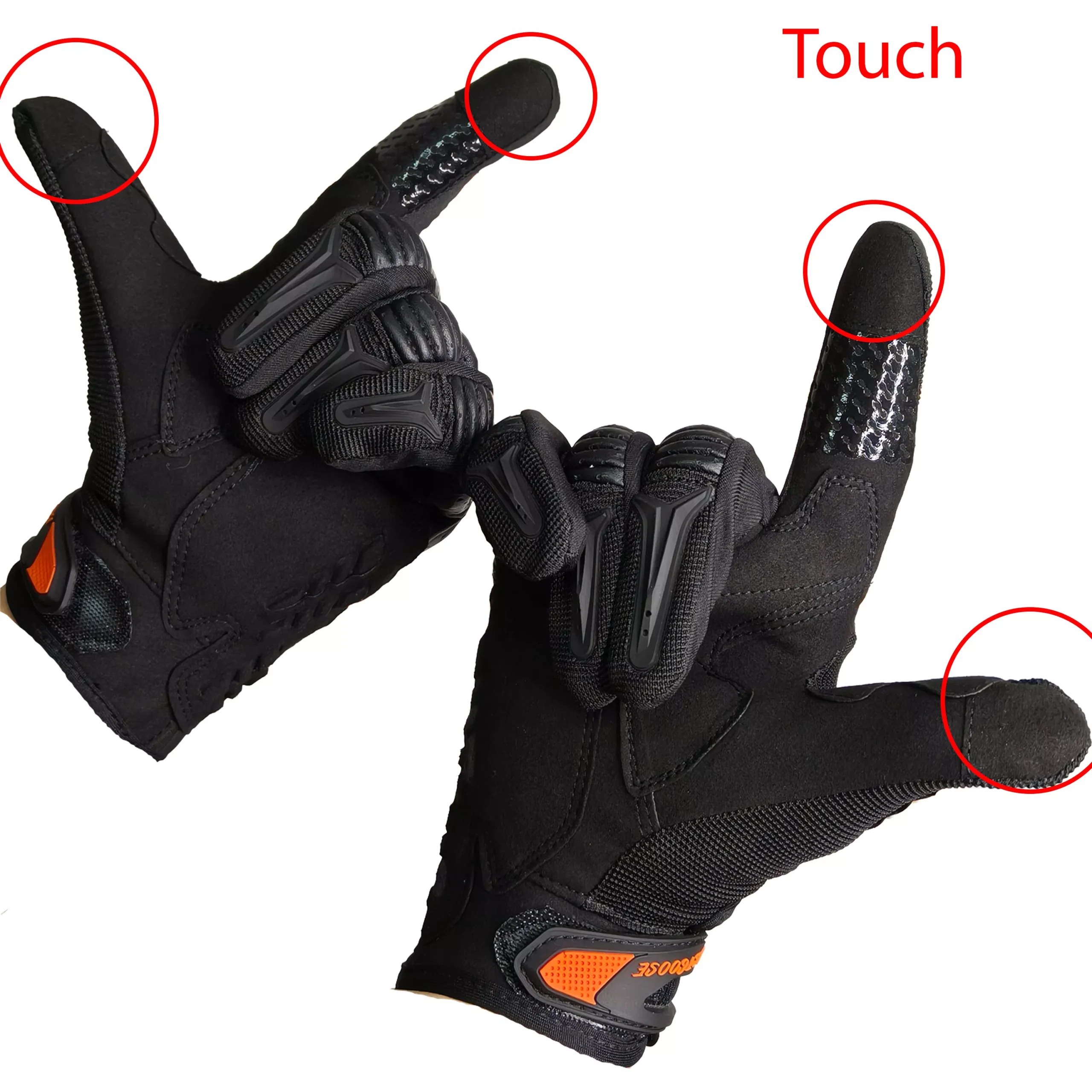 Guantes Fast Goose Con Protecciones - Enduro/Motocross - Imagen 9