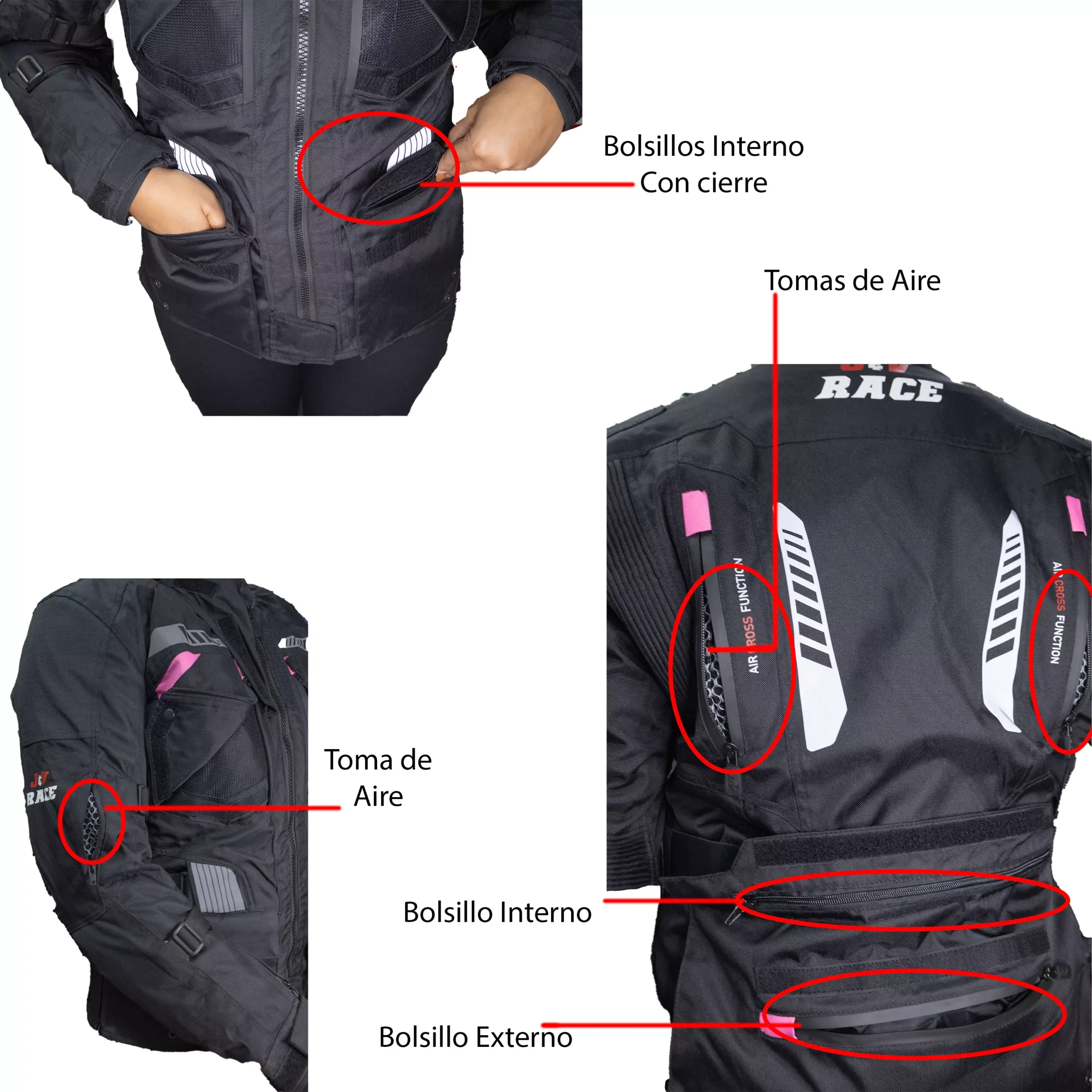 Campera JyV Race Viper - 4 Estaciones - MUJER - Imagen 6