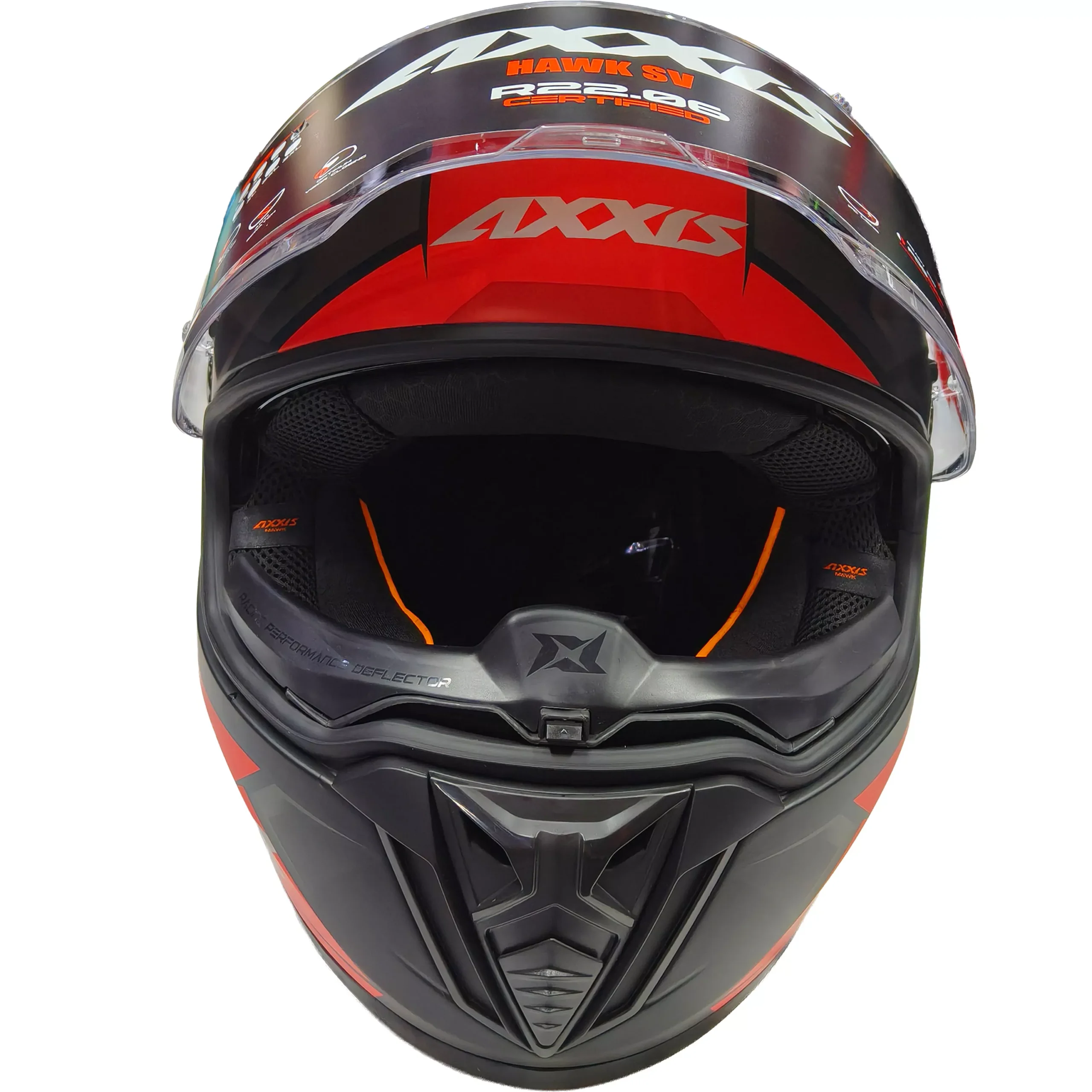 Casco Axxis Hawk SV EVO IXIL - Rojo - Imagen 3