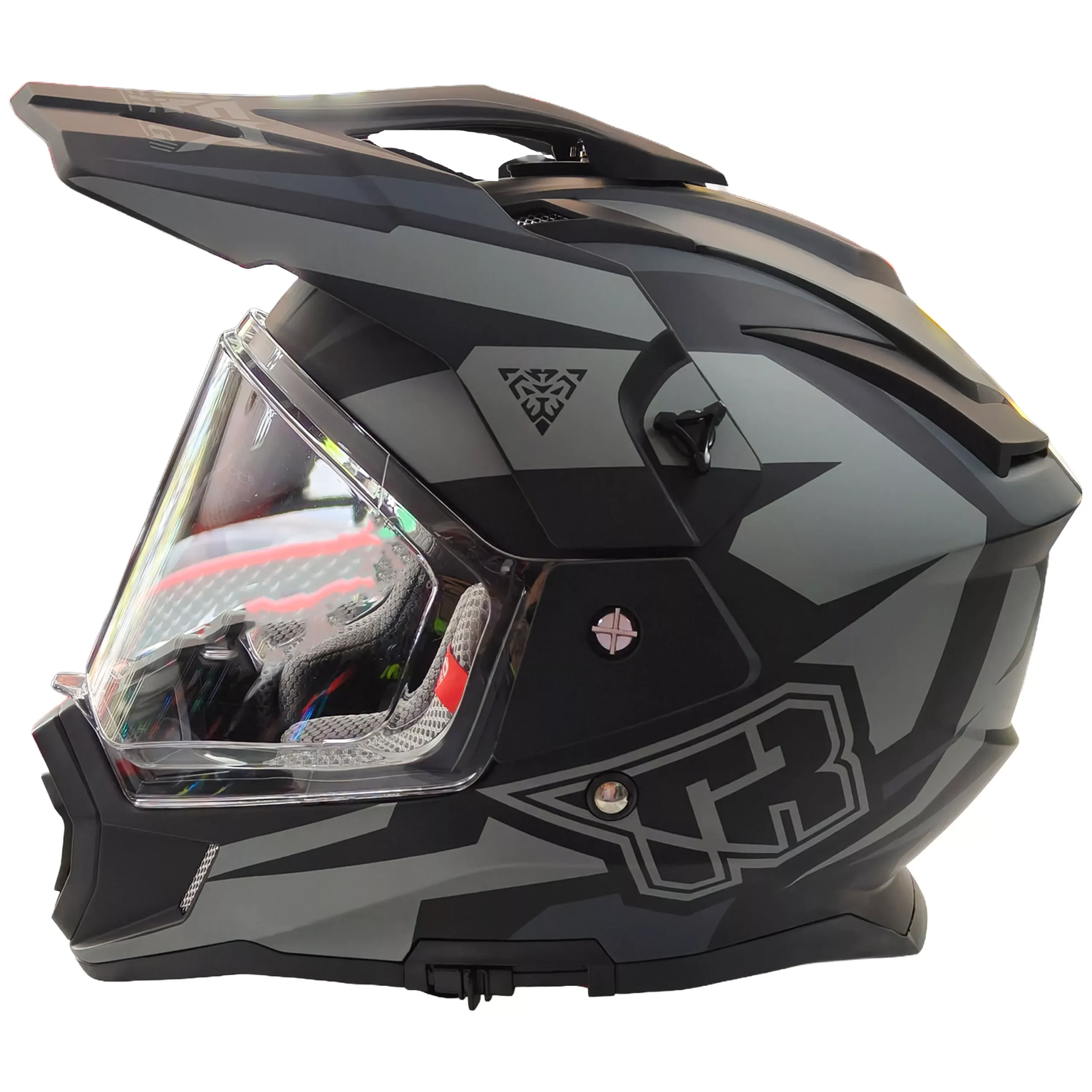 Casco Enduro TR JT1 - Negro/Gris - Imagen 3