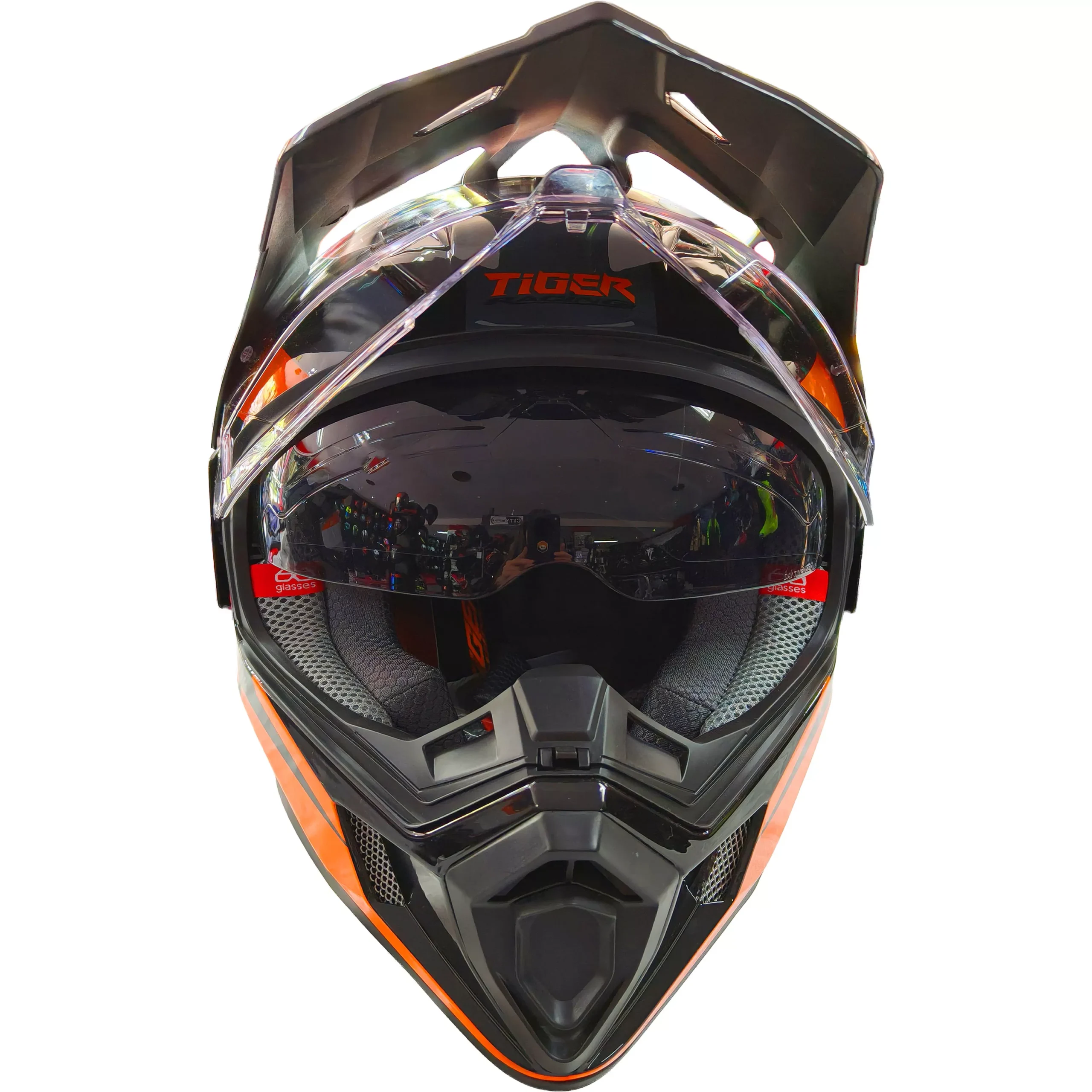 Casco Enduro TR JT1 - Negro/Naranja - Imagen 5