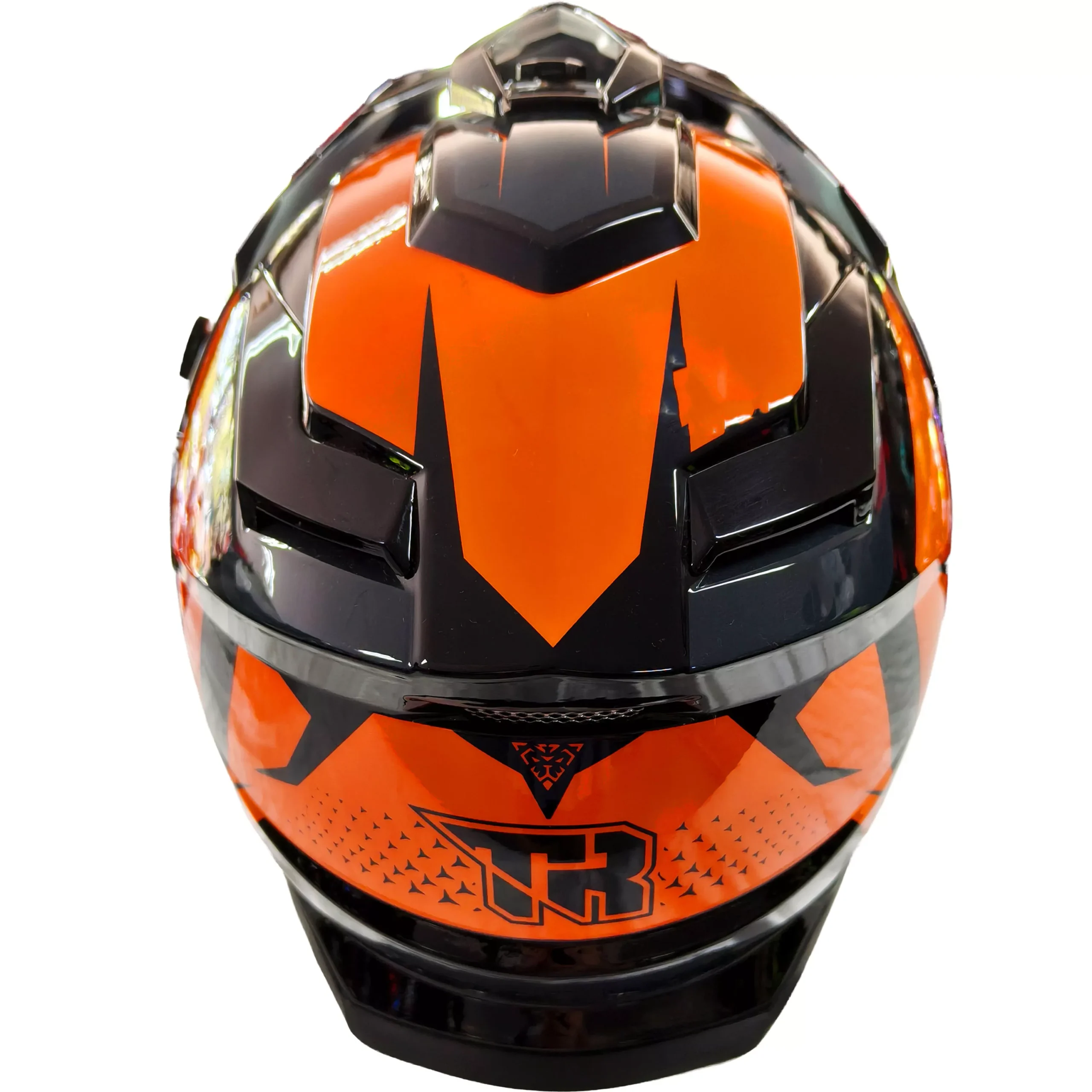 Casco Enduro TR JT1 - Negro/Naranja - Imagen 4