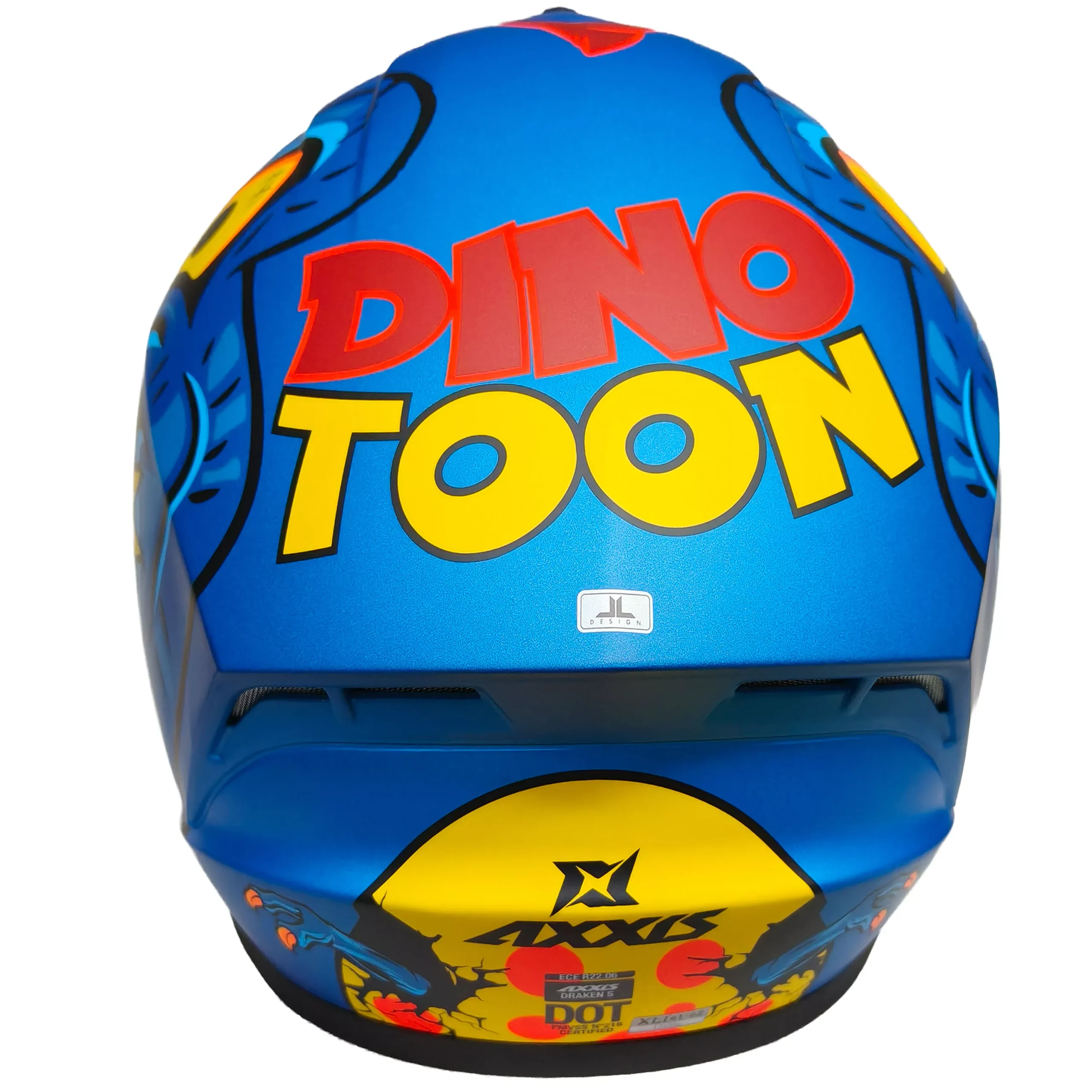Casco Axxis Draken Dinotoon - Celeste - Imagen 6