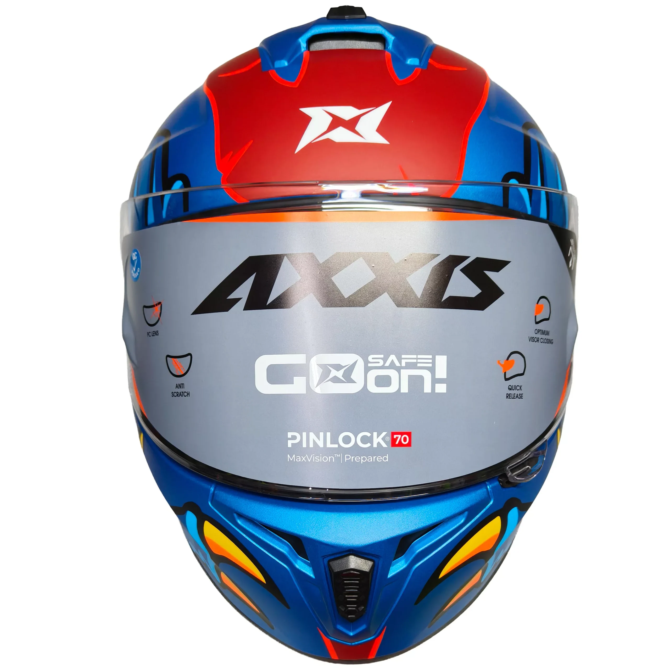 Casco Axxis Draken Dinotoon - Celeste - Imagen 4