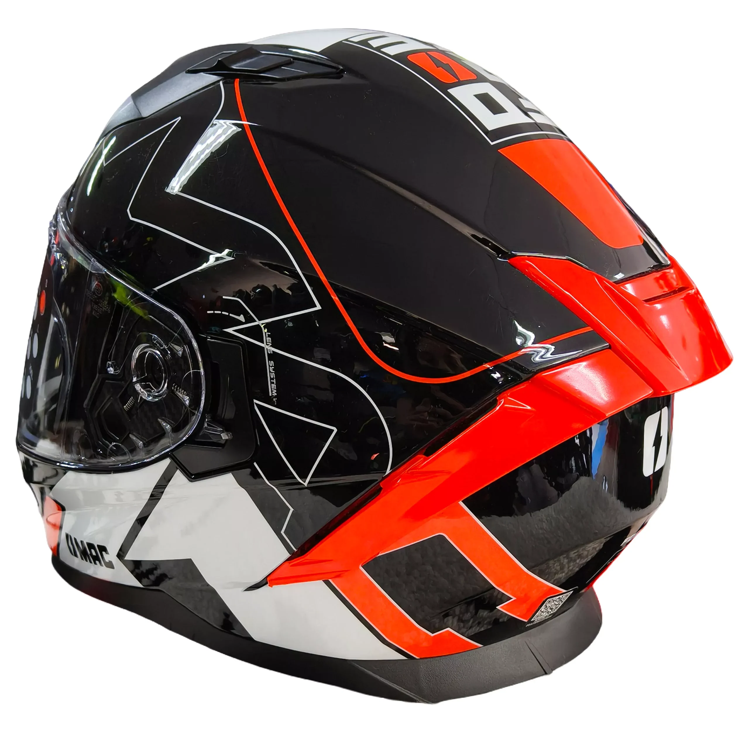 Casco Mac Force Dynamo - Negro/Rojo - Imagen 2