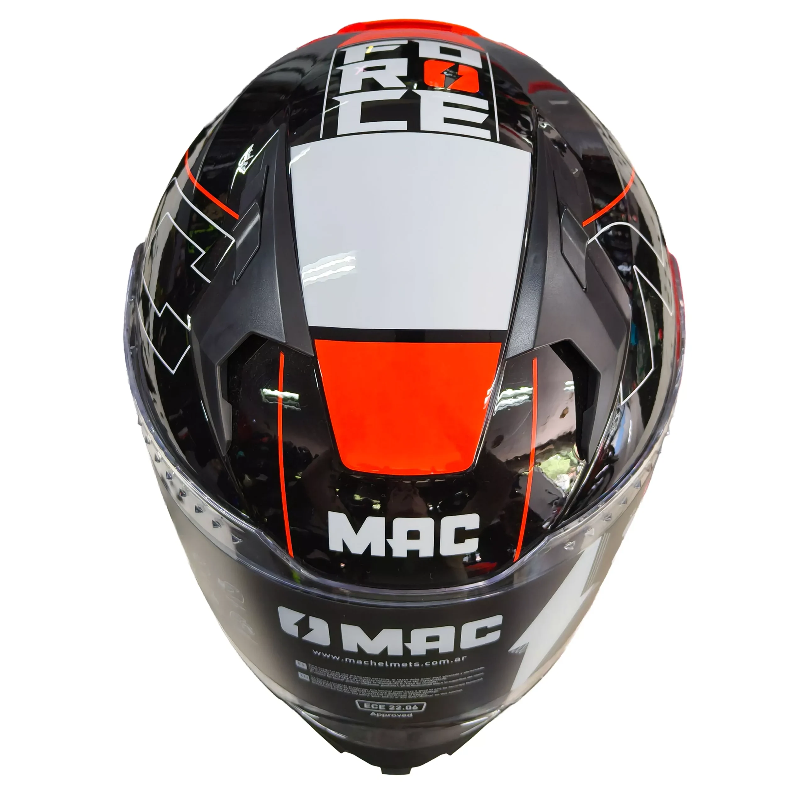 Casco Mac Force Dynamo - Negro/Rojo - Imagen 5