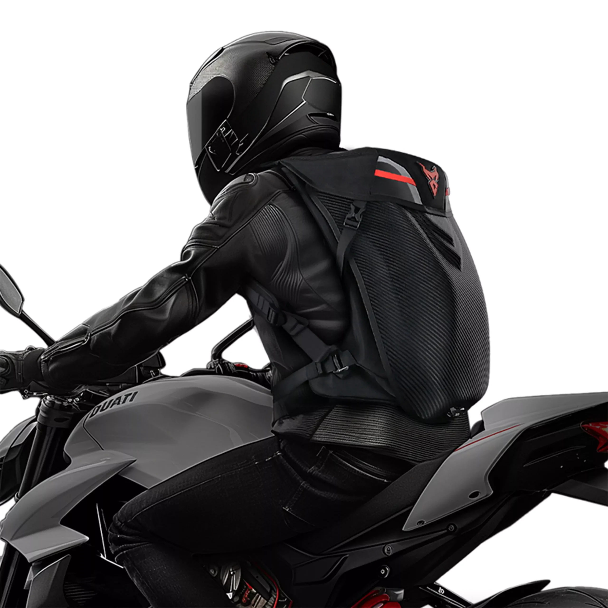 Mochila Semi Rigida Motocentric 30L - 0139 - Imagen 6