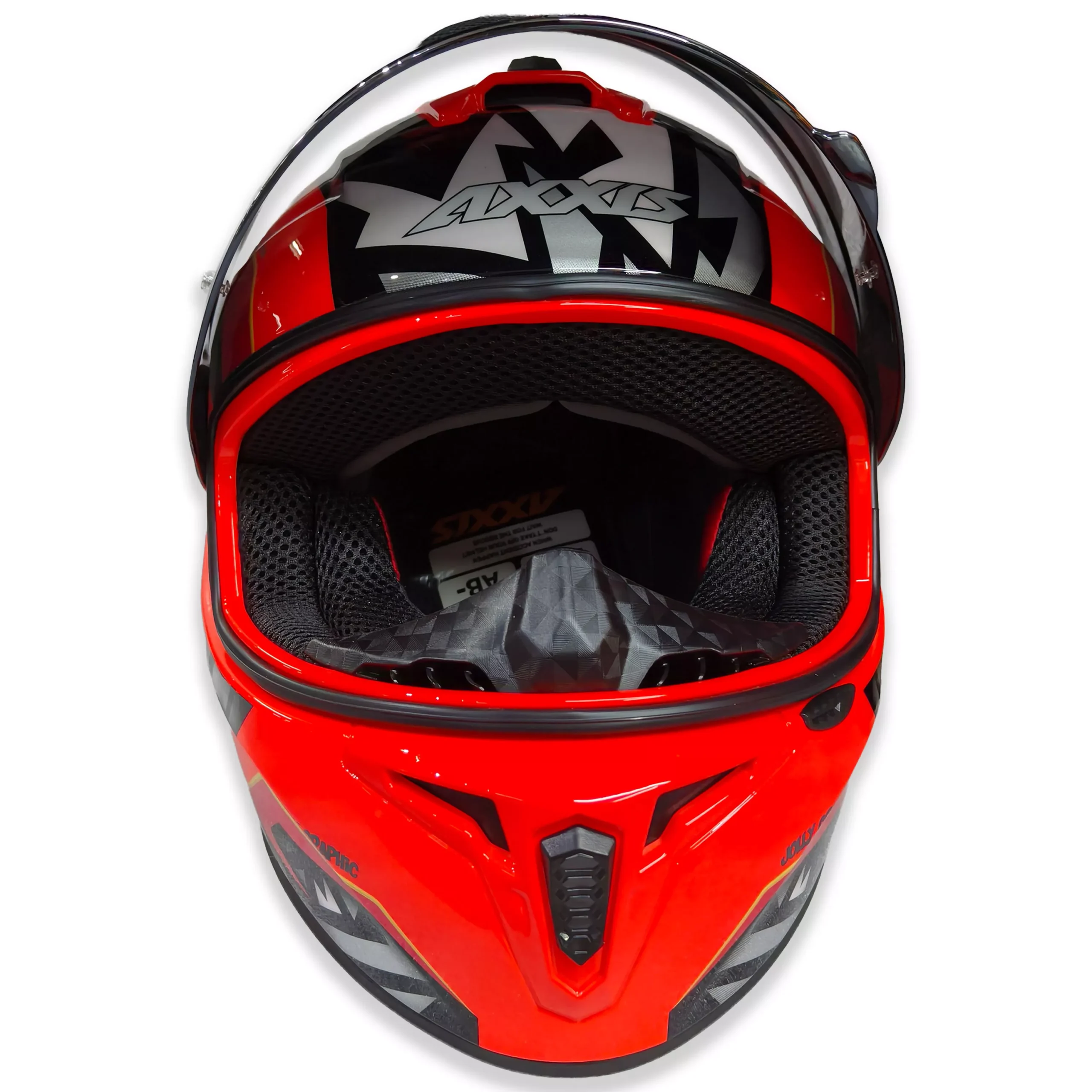 Casco Axxis Draken Jolly - Rojo Brillo - Imagen 2