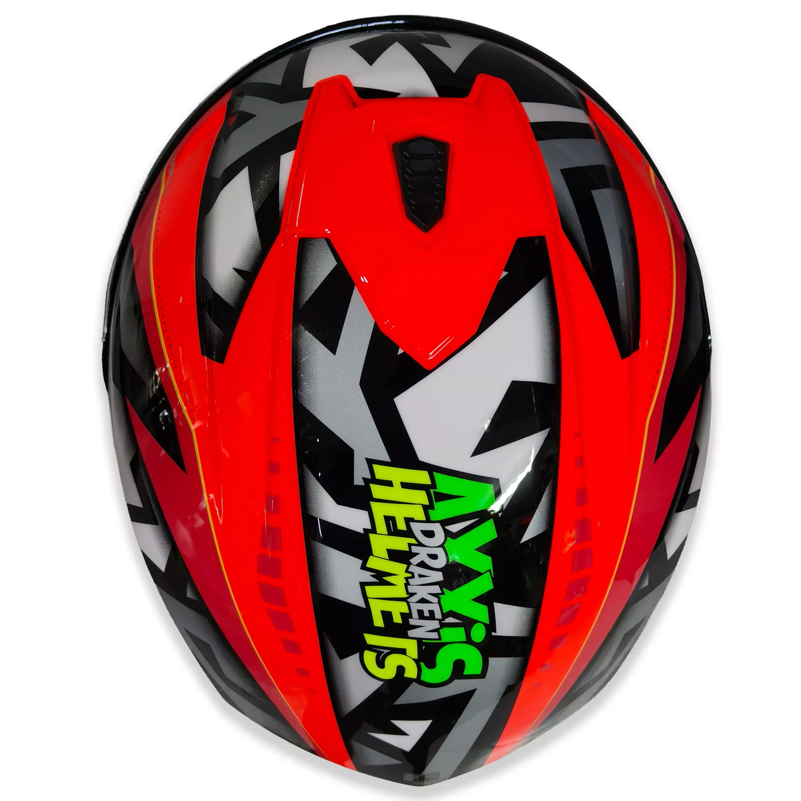 Casco Axxis Draken Jolly - Rojo Brillo - Imagen 3