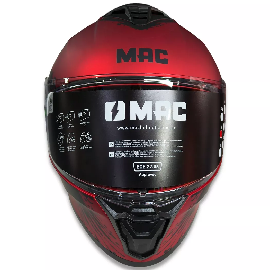 Casco MAC Starter - Fenix Rojo - Imagen 6