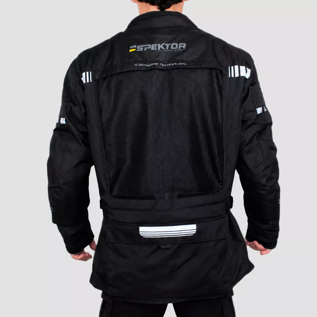Campera 4 Estaciones Spektor Outlander - Negro - Imagen 3