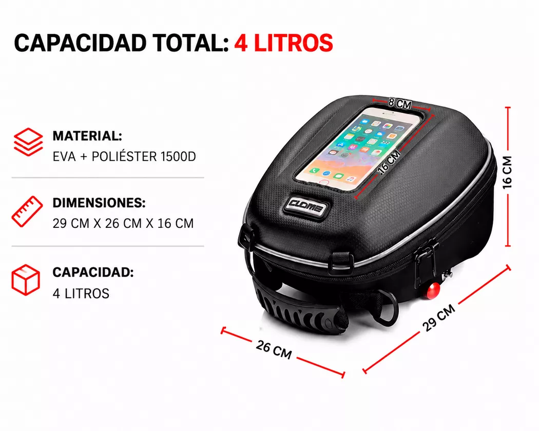 Bolso Para Tanque Cucyma Kawasaki - Imagen 9