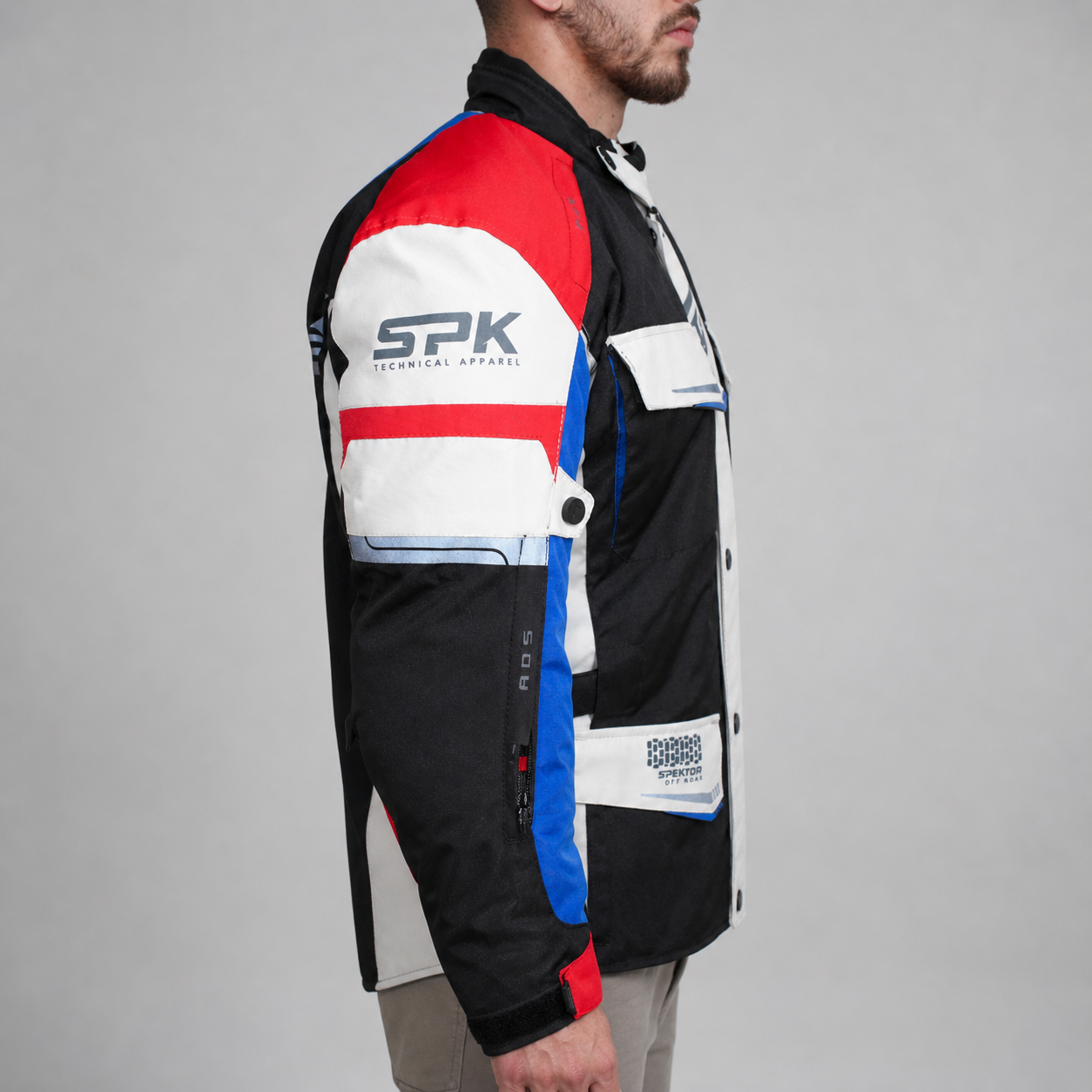 Campera de Invierno Spektor Nomad - Azul/Rojo - Imagen 5