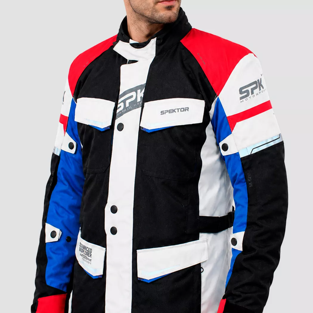 Campera de Invierno Spektor Nomad - Azul/Rojo - Imagen 6